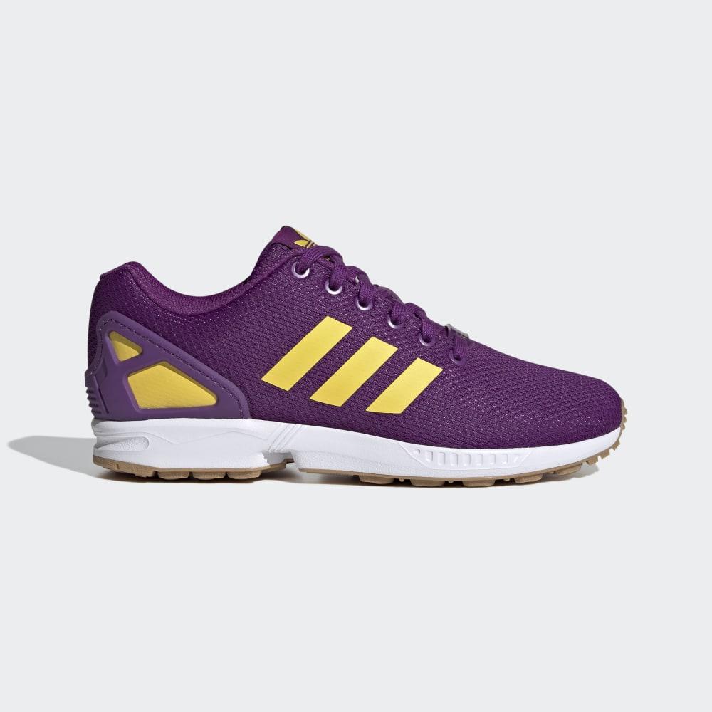 Originals Adidas ZX Flux Barbati Romania - Violet/Galbeni/Albi EG5408